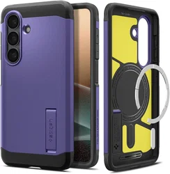 Spigen Tough Armor Samsung Galaxy S26 Hoesje MagSafe Back Cover Violet afbeelding