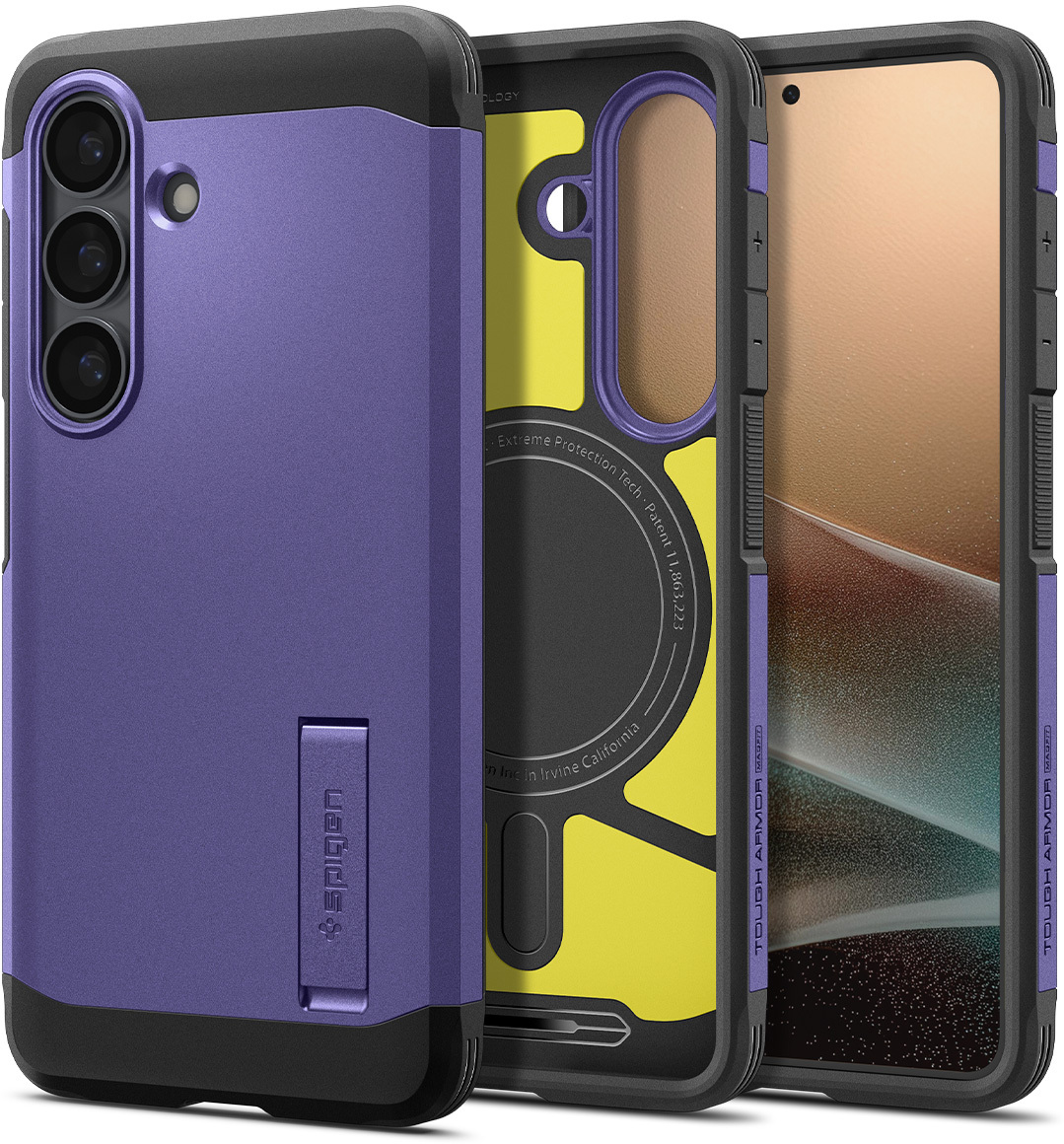 Spigen Tough Armor Samsung Galaxy S26 Hoesje MagSafe Back Cover Violet afbeelding 10