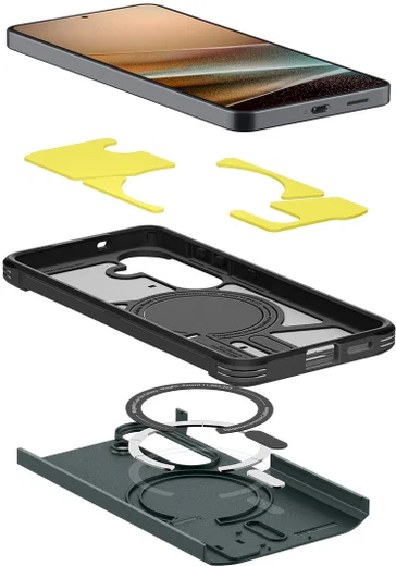 Spigen Tough Armor Samsung Galaxy S26 Hoesje MagSafe Back Cover Groen afbeelding 13