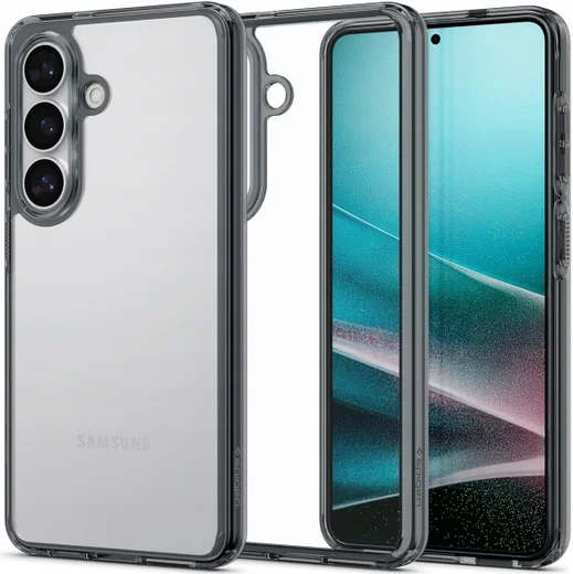 Spigen Ultra Hybrid Samsung Galaxy S26 Hoesje Back Cover Transparant Grijs afbeelding 1