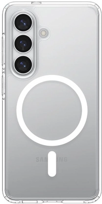Spigen Ultra Hybrid MagFit Samsung Galaxy S26 Hoesje MagSafe Transparant Wit afbeelding 2