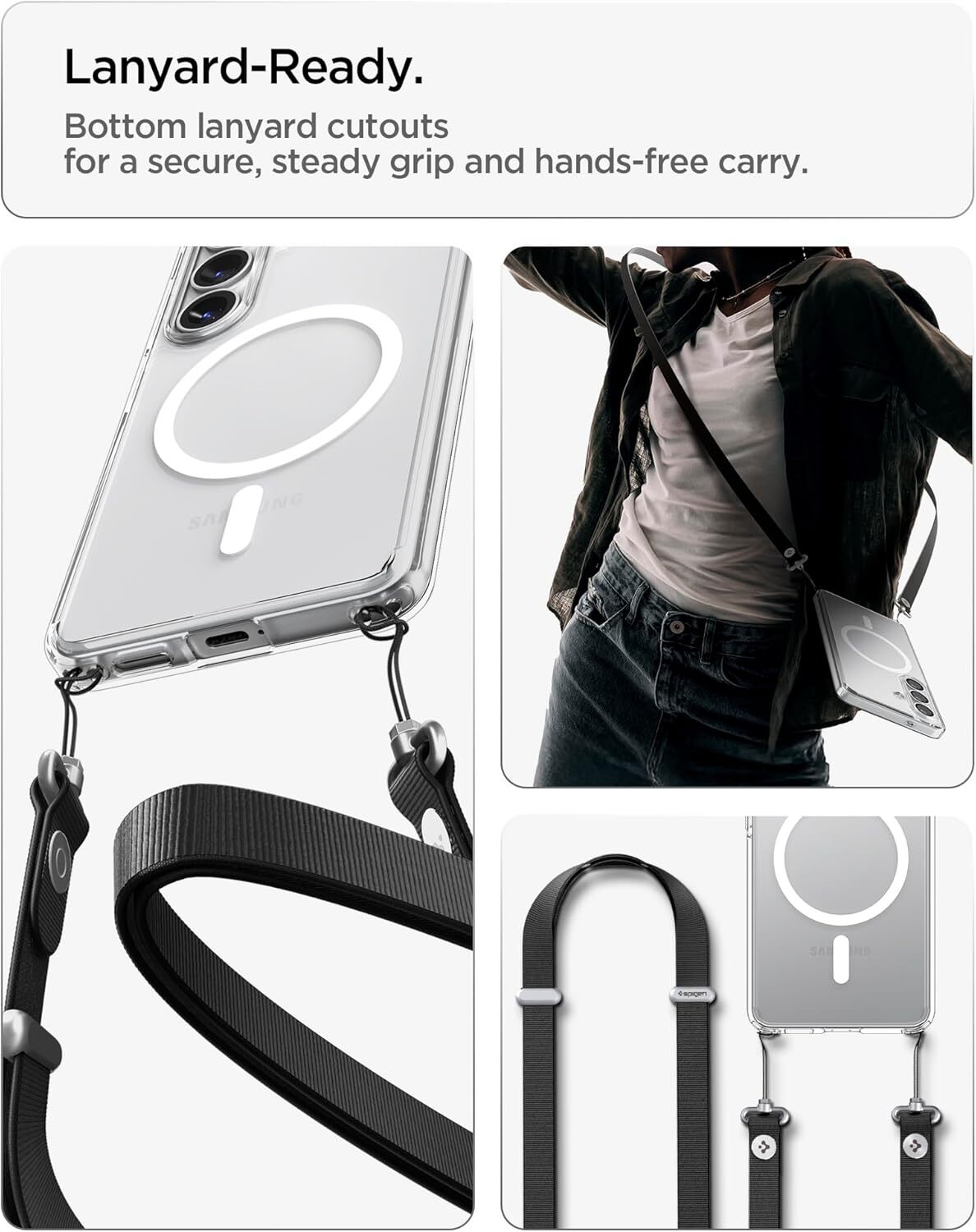 Spigen Ultra Hybrid MagFit Samsung Galaxy S26 Hoesje MagSafe Transparant Wit afbeelding 10