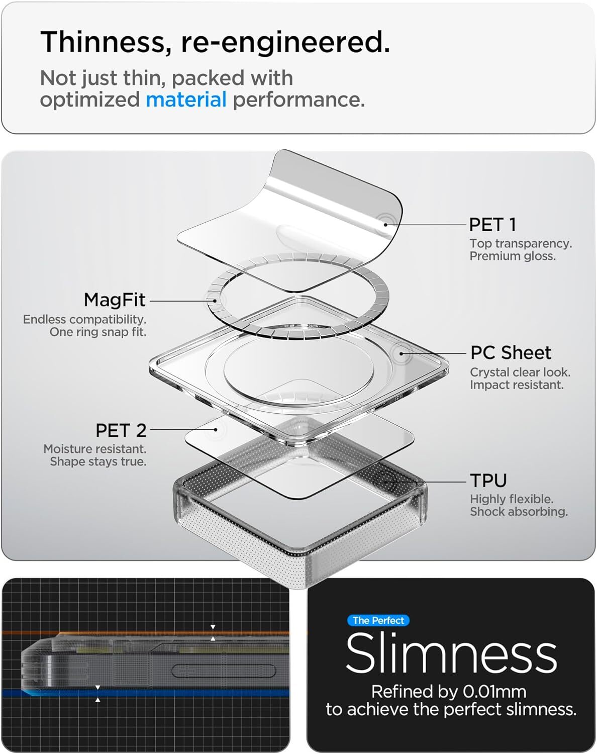 Spigen Ultra Hybrid MagFit Samsung Galaxy S26 Hoesje MagSafe Zero One Zwart afbeelding 6