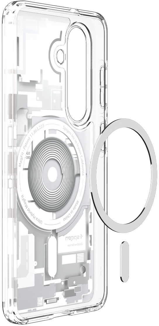 Spigen Ultra Hybrid MagFit Samsung Galaxy S26 Hoesje MagSafe Zero One Wit afbeelding 12