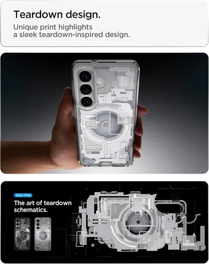 Spigen Ultra Hybrid MagFit Samsung Galaxy S26 Hoesje MagSafe Zero One Wit afbeelding 4