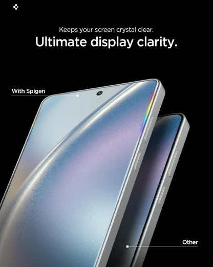 Spigen EZ Fit GLAS.tR Samsung Galaxy S26 Screen Protector 2-Pack afbeelding 8