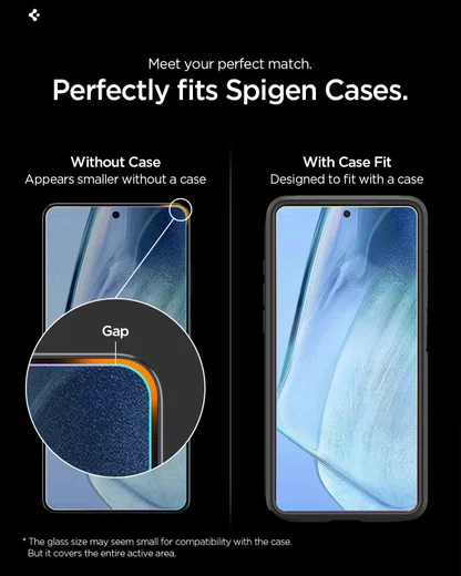 Spigen EZ Fit GLAS.tR Samsung Galaxy S26 Screen Protector 2-Pack afbeelding 7