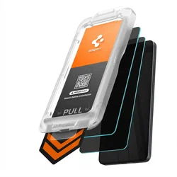 Spigen EZ Fit GLAS.tR Samsung Galaxy S26 Privacy Glass 2-Pack afbeelding