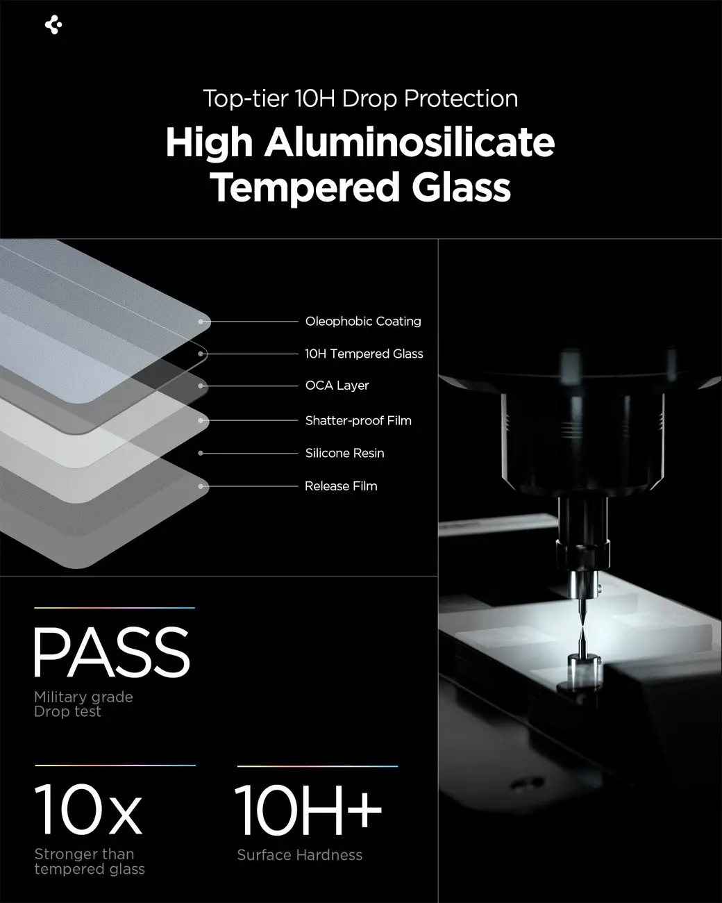 Spigen EZ Fit GLAS.tR Samsung Galaxy S26 Privacy Glass 2-Pack afbeelding 7