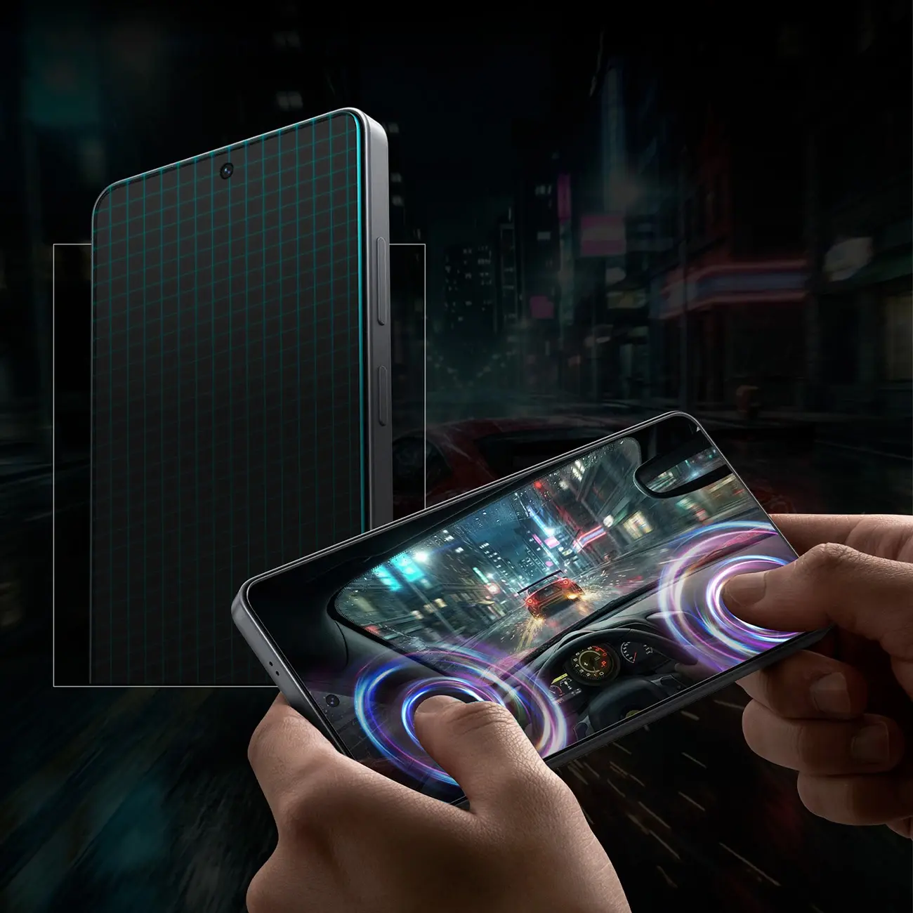 Spigen EZ Fit GLAS.tR Samsung Galaxy S26 Privacy Glass 1-Pack afbeelding 12