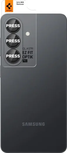 Spigen EZ Fit Optik Pro Samsung Galaxy S26 Camera Lens Protector Zwart (2-Pack) afbeelding 2