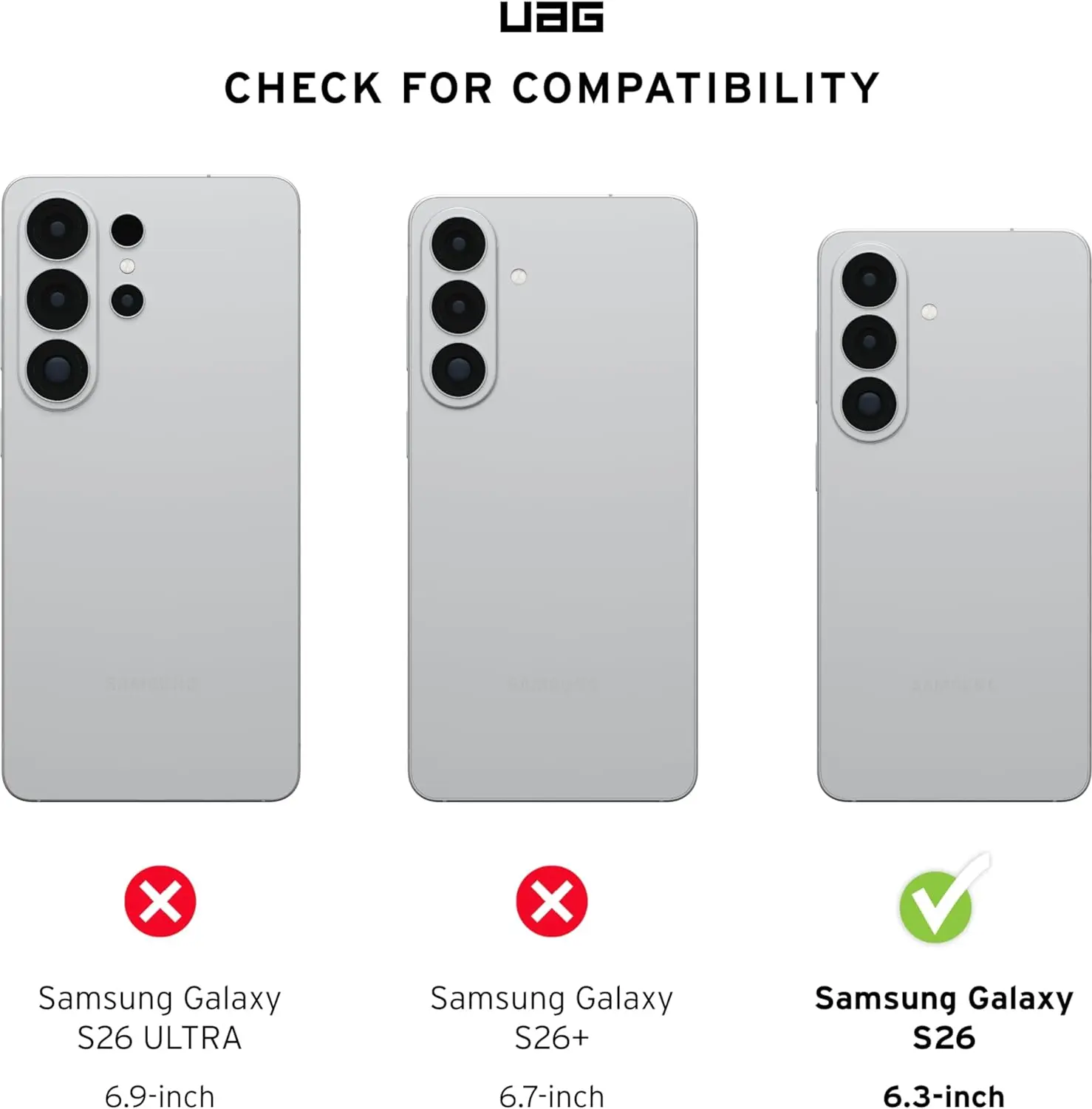 Urban Armor Gear Scout Samsung S26 MagSafe Hoesje Back Cover Transparant afbeelding 3