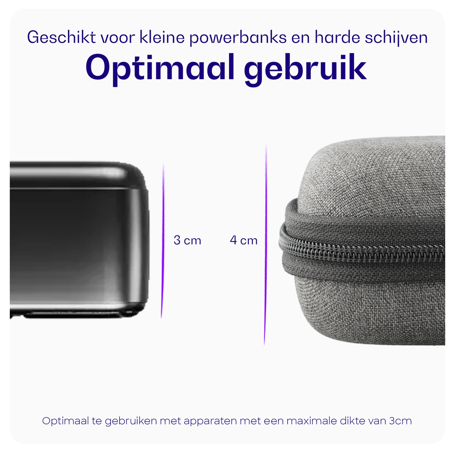 Buddi Sorted Organizer Hoes voor Powerbank & Kabels 2-Pack - Small afbeelding 5