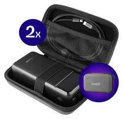 Buddi Sorted Organizer Hoes voor Powerbank & Kabels 2-Pack - Medium afbeelding