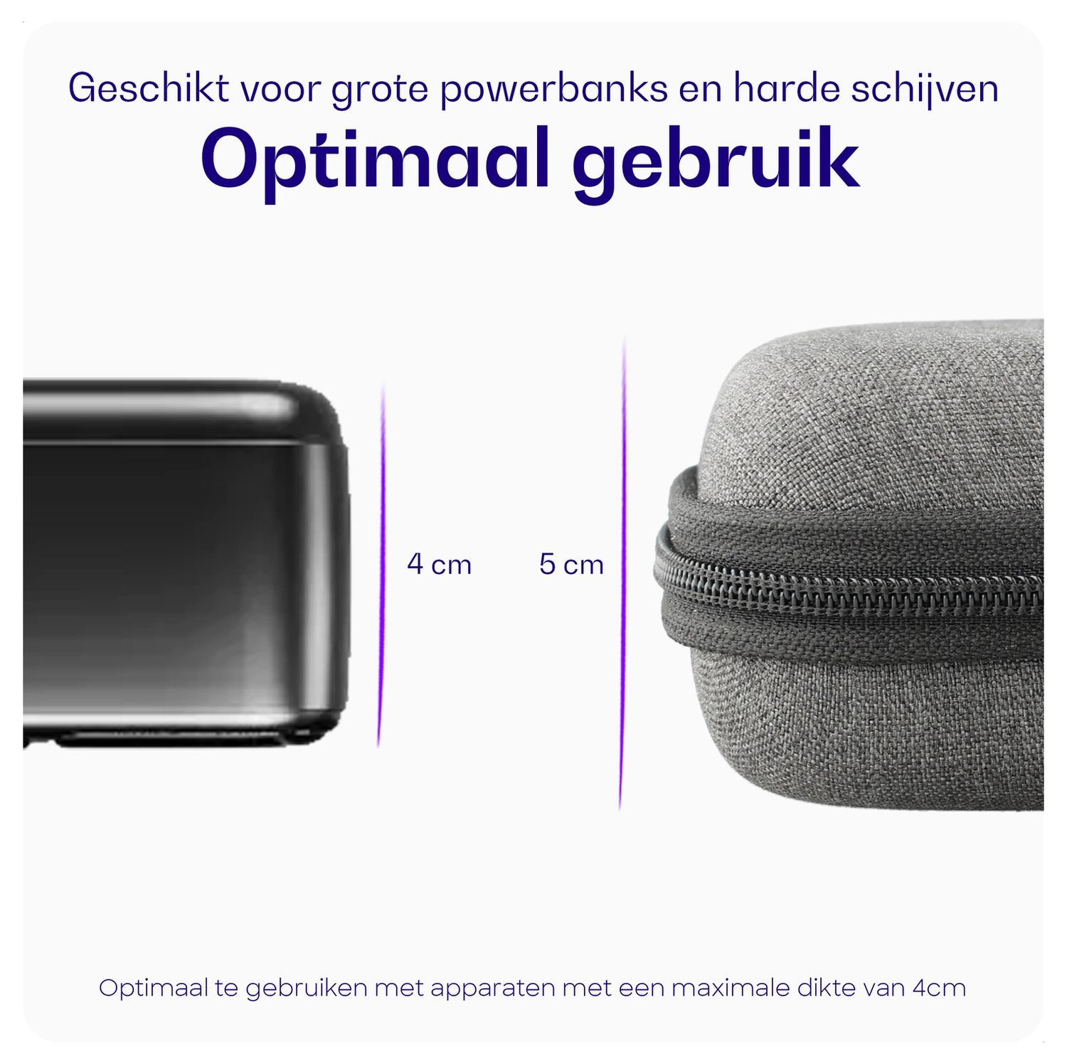 Buddi Sorted Organizer Hoes voor Powerbank & Kabels 2-Pack - Medium afbeelding 5