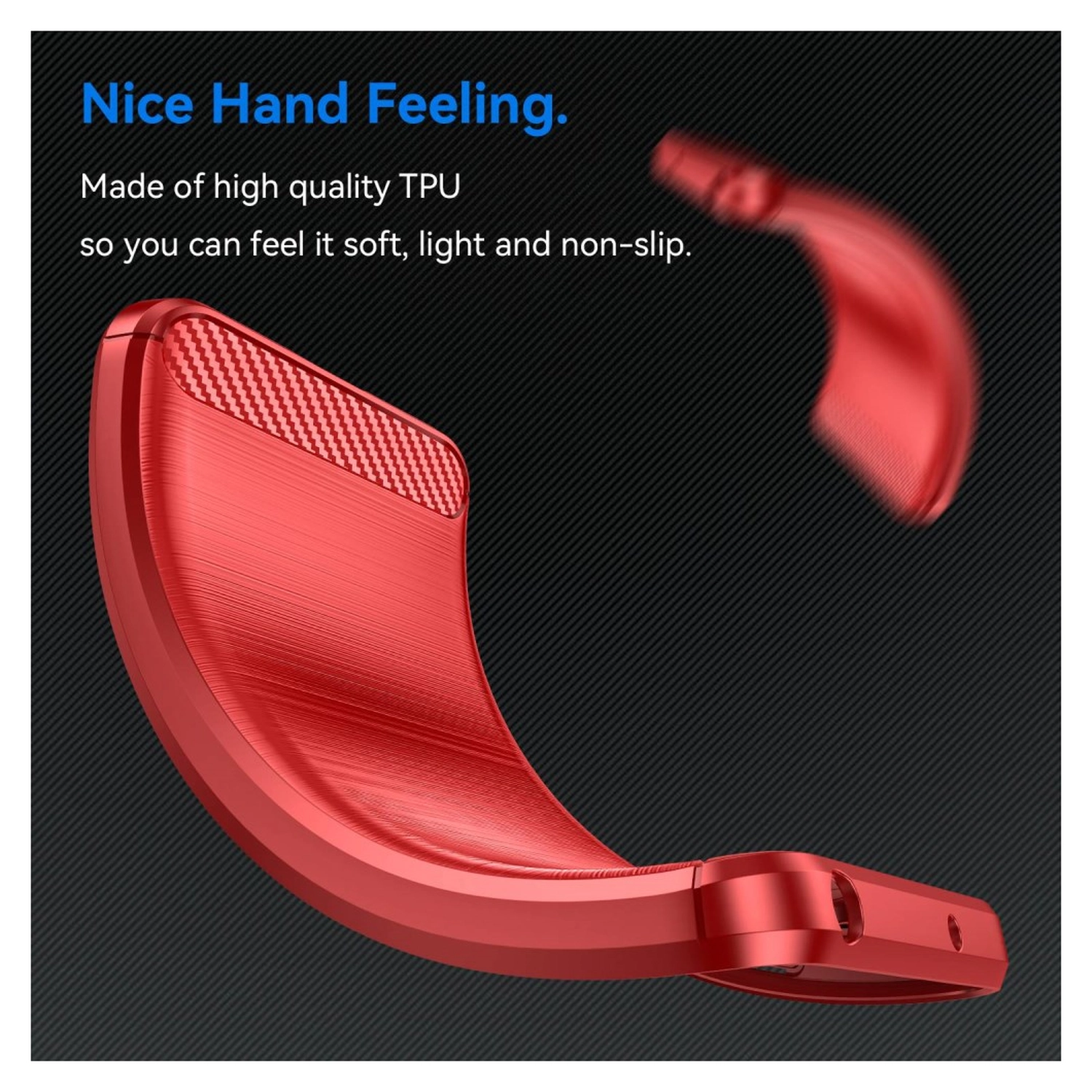 Samsung Galaxy Xcover 6 Pro Hoesje Geborsteld TPU Back Cover Rood afbeelding 5