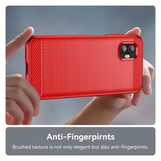 Samsung Galaxy Xcover 6 Pro Hoesje Geborsteld TPU Back Cover Rood afbeelding 6