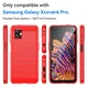 Samsung Galaxy Xcover 6 Pro Hoesje Geborsteld TPU Back Cover Rood afbeelding 7