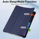 Xiaomi Pad 7 / 7 Pro Hoes Tri-Fold Book Case met Standaard Blauw afbeelding 2