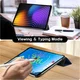 Xiaomi Pad 7 / 7 Pro Hoes Tri-Fold Book Case met Standaard Blauw afbeelding 6