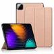 Xiaomi Pad 7 / 7 Pro Hoes Tri-Fold Book Case met Standaard Roze Goud