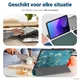 Xiaomi Pad 7 / 7 Pro Hoes Tri-Fold Book Case met Standaard Blossom afbeelding 5