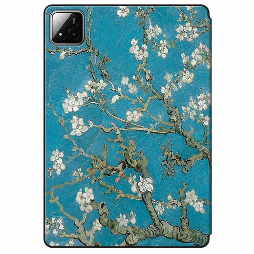 Xiaomi Pad 7 / 7 Pro Hoes Tri-Fold Book Case met Standaard Blossom afbeelding 2
