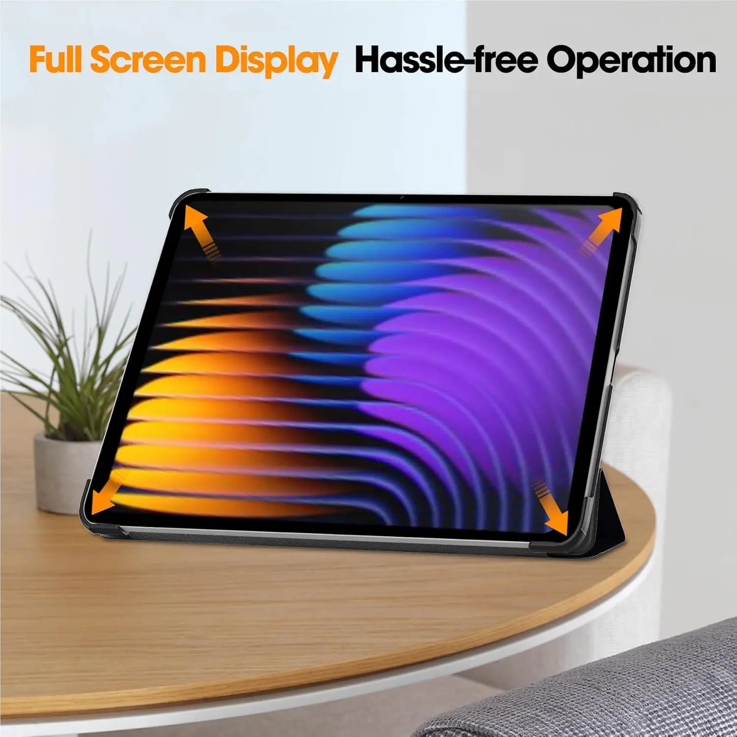 Xiaomi Pad 7 / 7 Pro Hoes Tri-Fold Book Case met Standaard Don`t Touch afbeelding 5