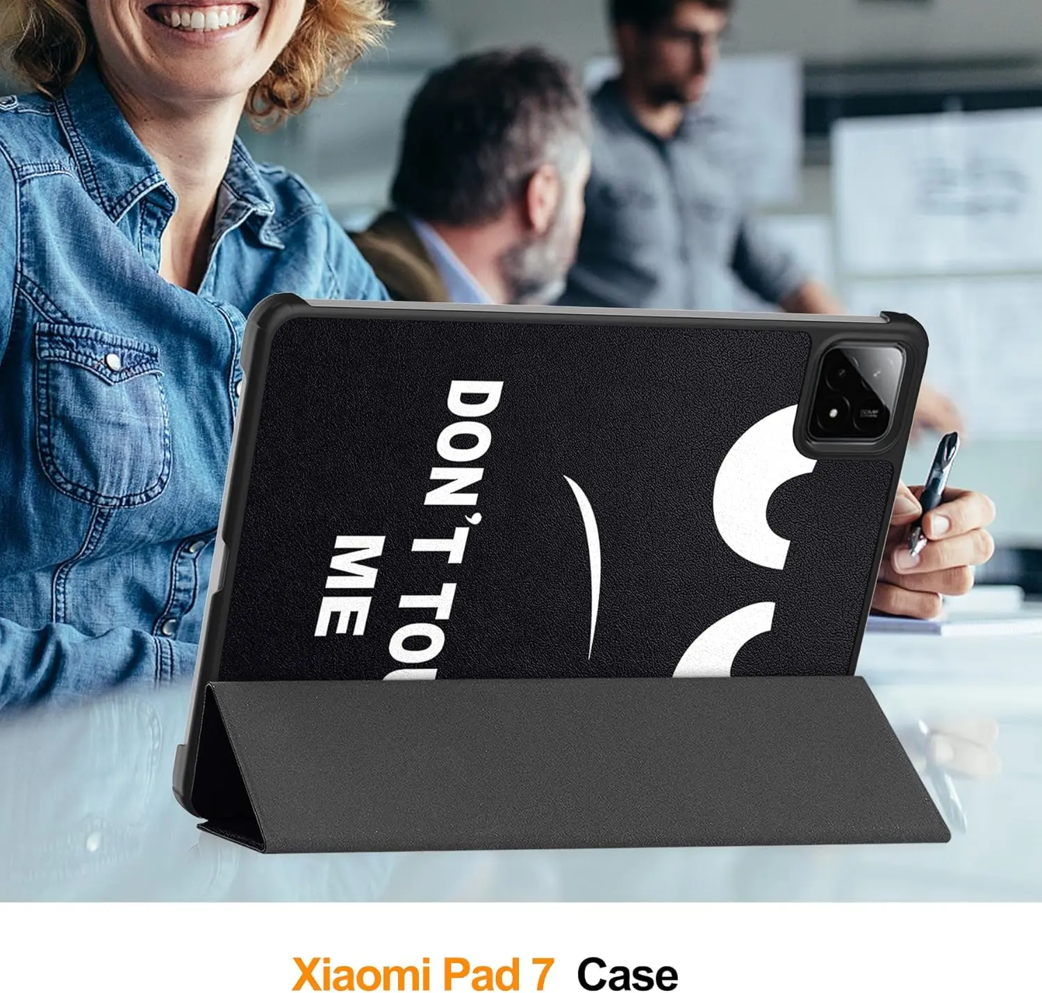 Xiaomi Pad 7 / 7 Pro Hoes Tri-Fold Book Case met Standaard Don`t Touch afbeelding 9
