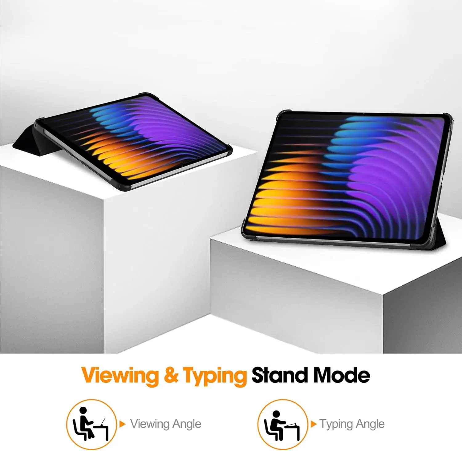 Xiaomi Pad 7 / 7 Pro Hoes Tri-Fold Book Case met Standaard Don`t Touch afbeelding 3