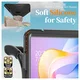 Xiaomi Redmi Pad 2 Hoes Back Cover met Kickstand en Handriem Zwart afbeelding 4