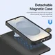 Dux Ducis Lawa Samsung S26 Plus Hoesje 2-in-1 Wallet Book Case MagSafe Zwart afbeelding 8