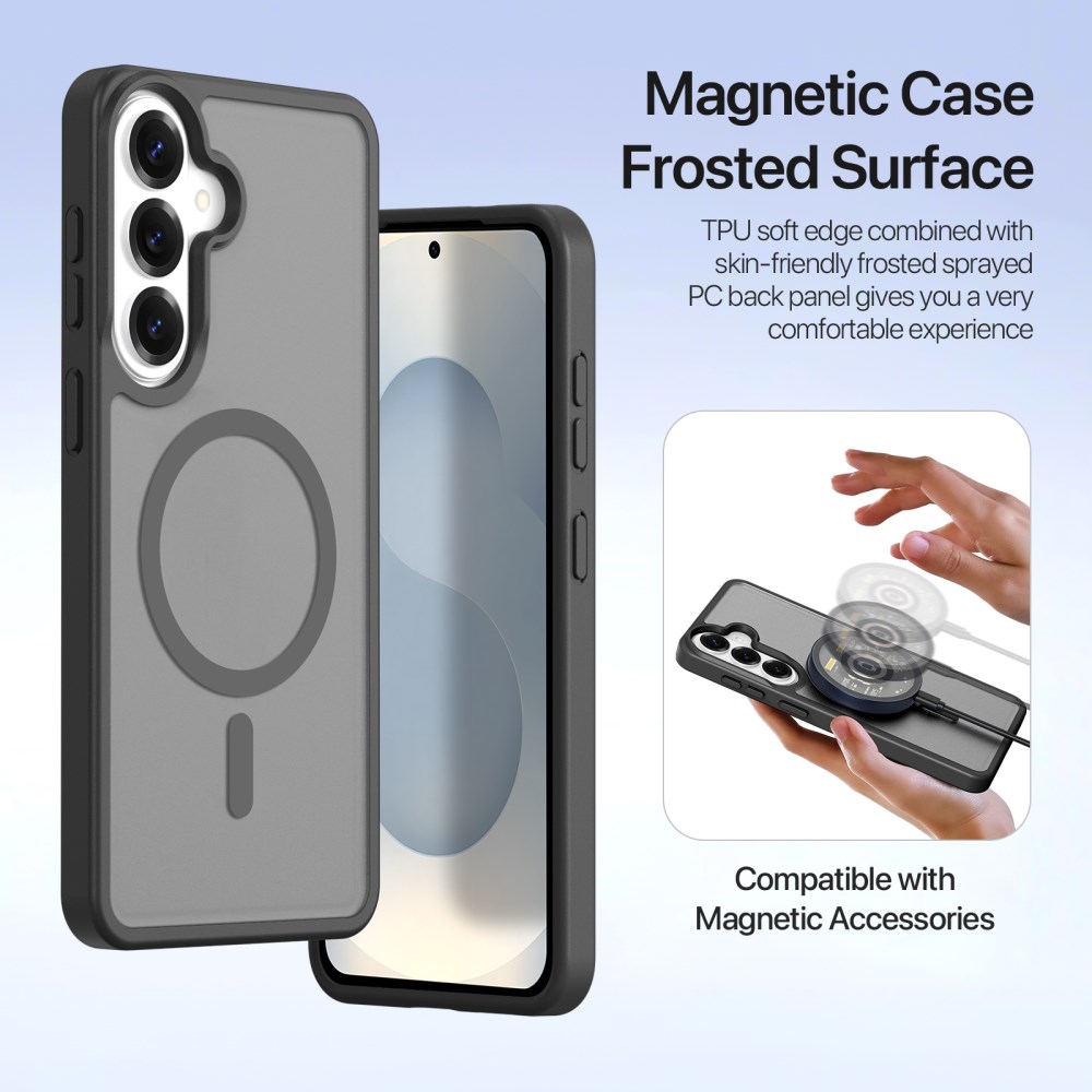 Dux Ducis Lawa Samsung S26 Plus Hoesje 2-in-1 Wallet Book Case MagSafe Zwart afbeelding 9