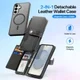 Dux Ducis Lawa Samsung S26 Plus Hoesje 2-in-1 Wallet Book Case MagSafe Zwart afbeelding 6