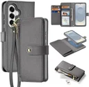 Dux Ducis Lawa Samsung S26 Plus Hoesje 2-in-1 Wallet Book Case MagSafe Grijs