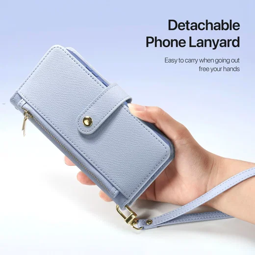 Dux Ducis Lawa Samsung S26 Plus Hoesje 2-in-1 Wallet Book Case MagSafe Blauw afbeelding 3