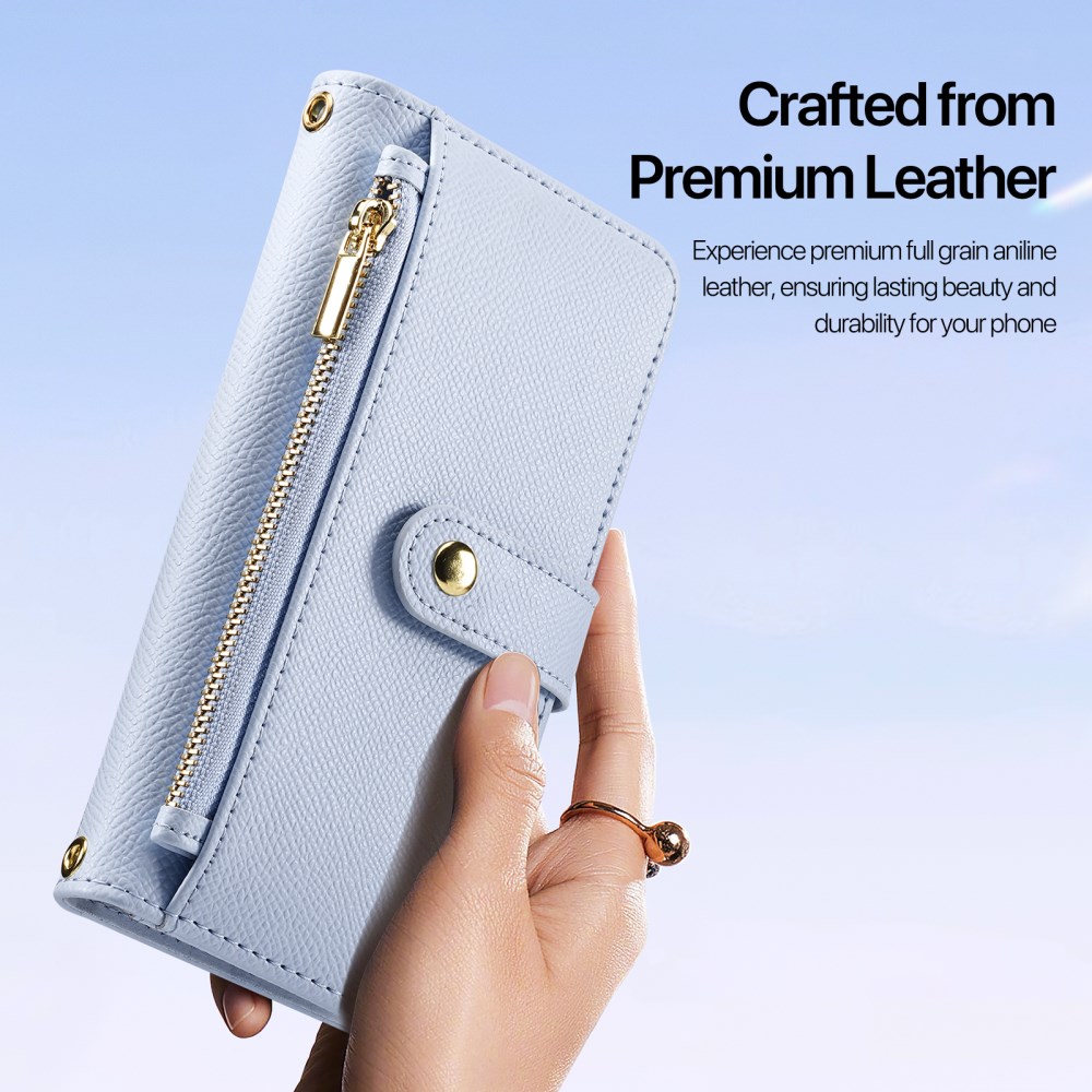 Dux Ducis Lawa Samsung S26 Plus Hoesje 2-in-1 Wallet Book Case MagSafe Blauw afbeelding 12
