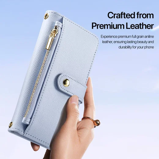 Dux Ducis Lawa Samsung S26 Plus Hoesje 2-in-1 Wallet Book Case MagSafe Blauw afbeelding 12
