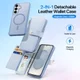 Dux Ducis Lawa Samsung S26 Plus Hoesje 2-in-1 Wallet Book Case MagSafe Blauw afbeelding 6