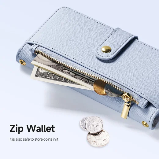 Dux Ducis Lawa Samsung S26 Plus Hoesje 2-in-1 Wallet Book Case MagSafe Blauw afbeelding 11