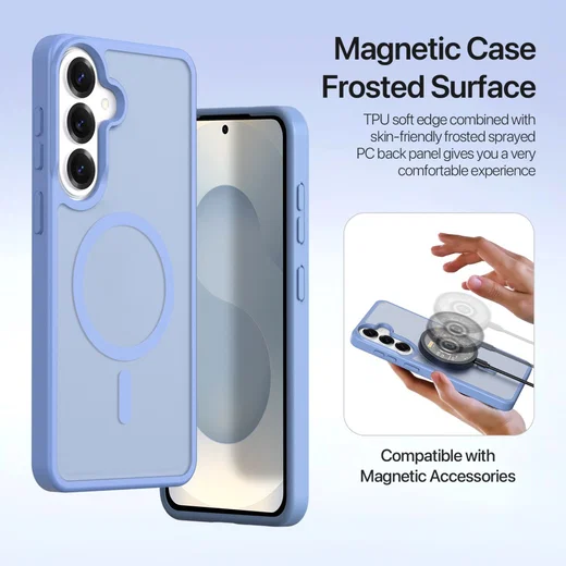 Dux Ducis Lawa Samsung S26 Plus Hoesje 2-in-1 Wallet Book Case MagSafe Blauw afbeelding 9