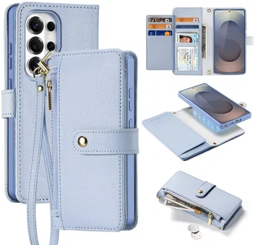Dux Ducis Lawa Samsung S26 Ultra Hoesje 2-in-1 Wallet Book Case MagSafe Blauw