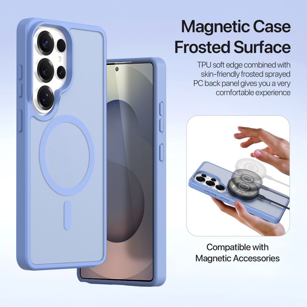 Dux Ducis Lawa Samsung S26 Ultra Hoesje 2-in-1 Wallet Book Case MagSafe Blauw afbeelding 9