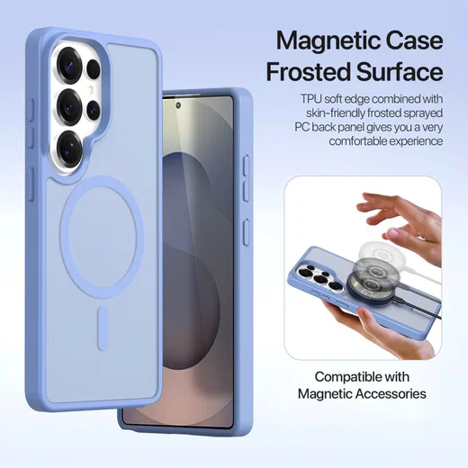 Dux Ducis Lawa Samsung S26 Ultra Hoesje 2-in-1 Wallet Book Case MagSafe Blauw afbeelding 9
