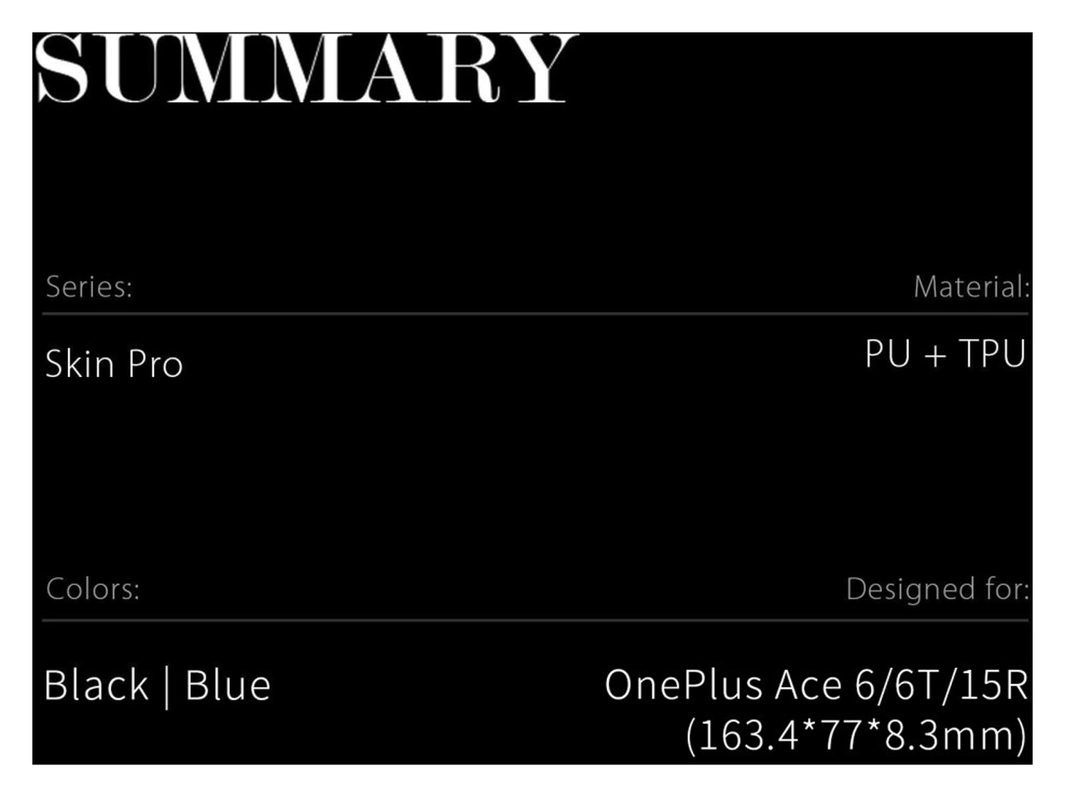 Dux Ducis Skin Pro OnePlus Ace 6 / Ace 6T / 15R Hoesje Book Case Zwart afbeelding 4