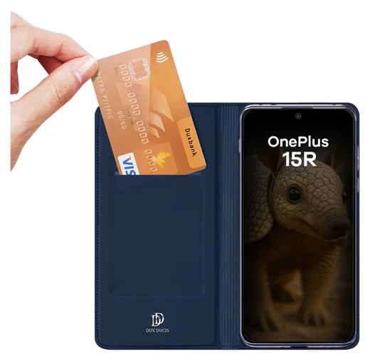 Dux Ducis Skin Pro OnePlus 15R Hoesje Portemonnee Book Case Blauw afbeelding 2