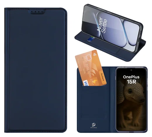 Dux Ducis Skin Pro OnePlus 15R Hoesje Portemonnee Book Case Blauw afbeelding 4