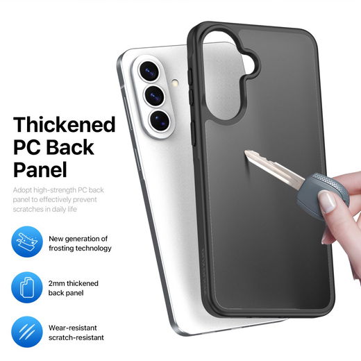 Dux Ducis Yind Samsung Galaxy A37/A56 Hoesje Back Cover Matte Zwart afbeelding 6