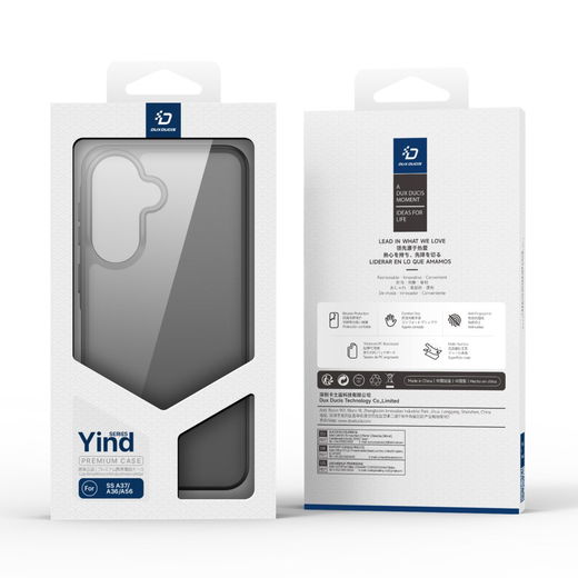 Dux Ducis Yind Samsung Galaxy A37/A56 Hoesje Back Cover Matte Zwart afbeelding 8