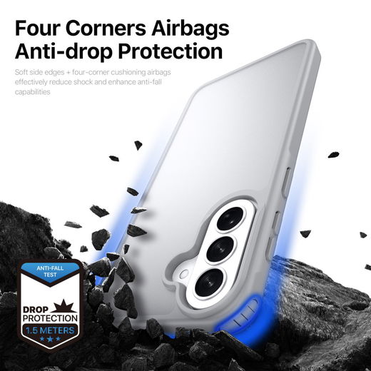 Dux Ducis Yind Samsung Galaxy A37/A36/A56 Hoesje Back Cover Matte Grijs afbeelding 7